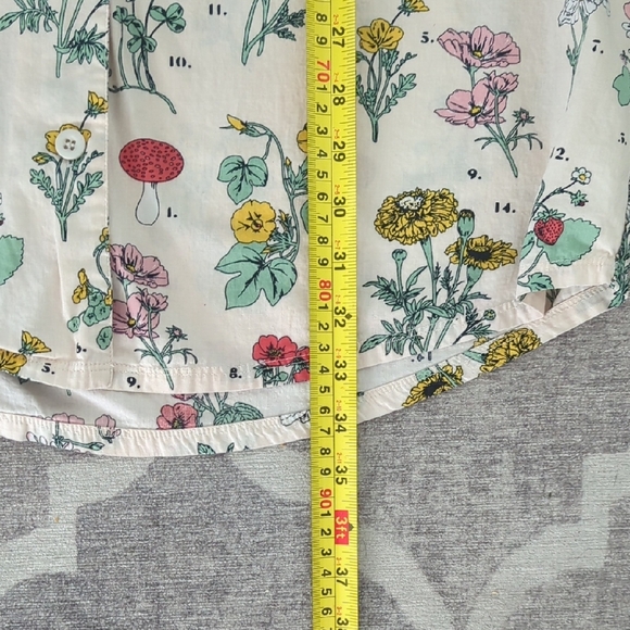 Bando Dress Pajama Floral Print Size Medium - Picture 12 of 13